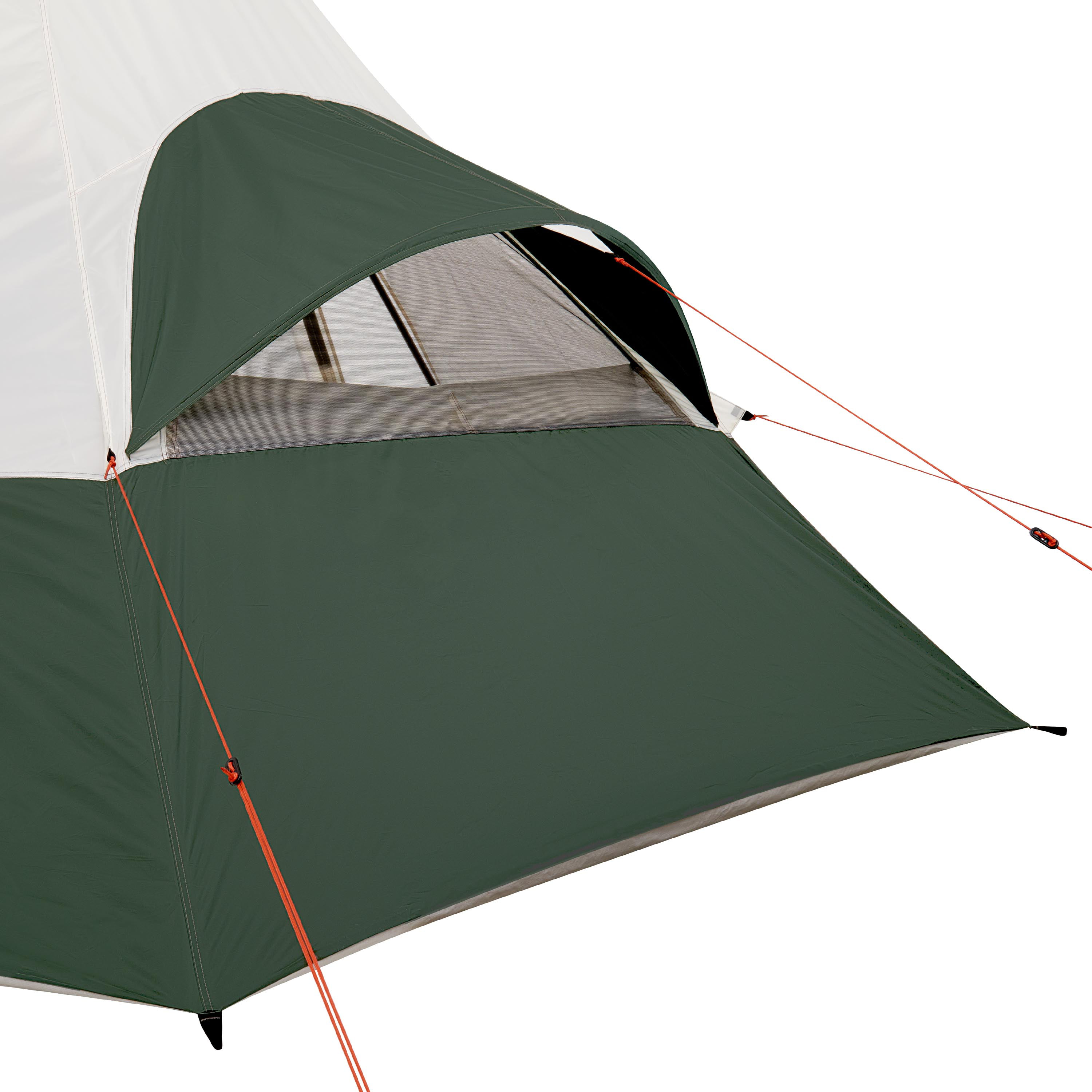 Cheap Goat Tents 7 Person 1 Room Teepee Tent, With Vented Rear Window, Camping Tents   